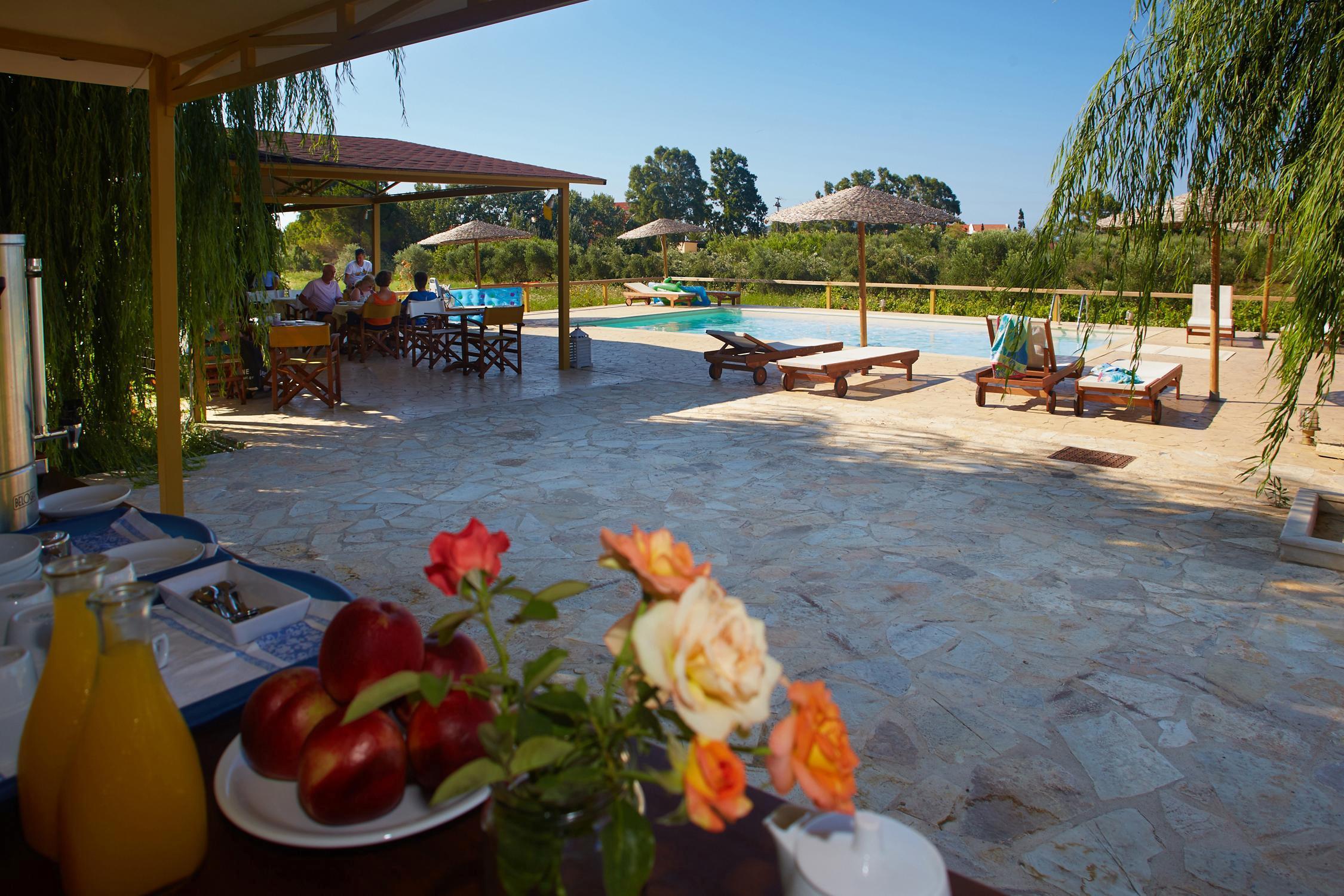 Aggelina S Apartments Xi Beach Extérieur photo